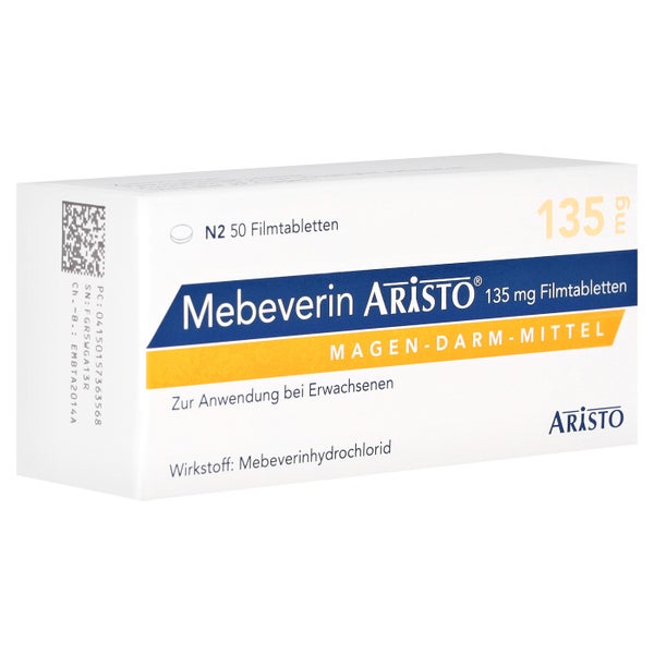 Mebeverin Aristo 135 mg Filmtabletten 50 St