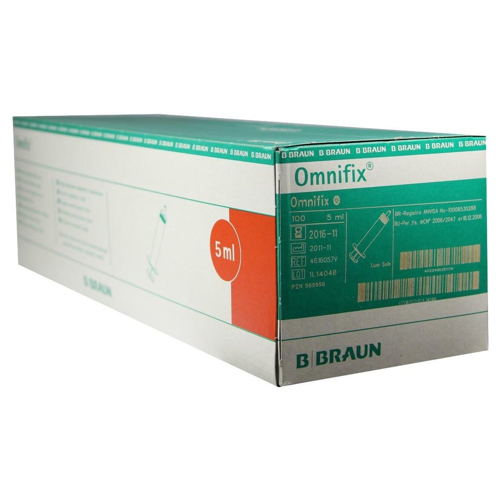 Omnifix Solo Spritzen 5 ml Luer latexfrei 100X5 ml