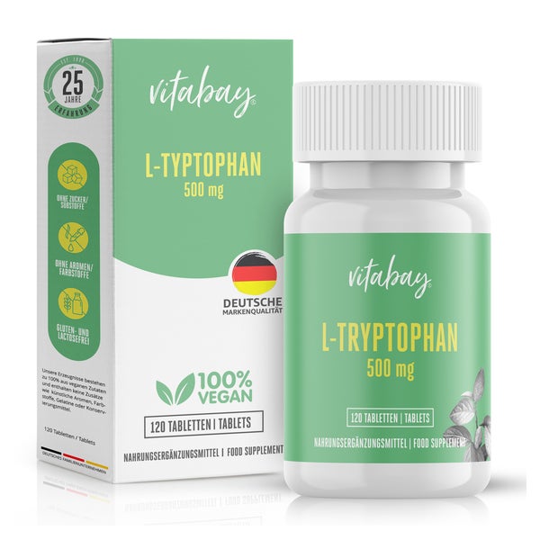 Vitabay L-Tryptophan 500 mg 120 St