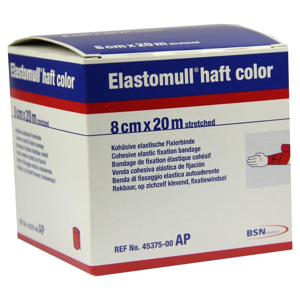 Elastomull haft Color 8 cmx20 m Fixierbinde 1 St