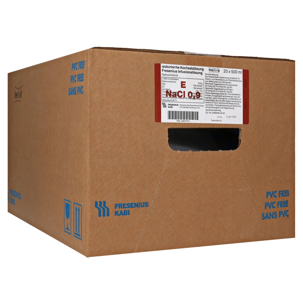 Isotonische Kochsalzlösung Fresenius fre 20X500 ml