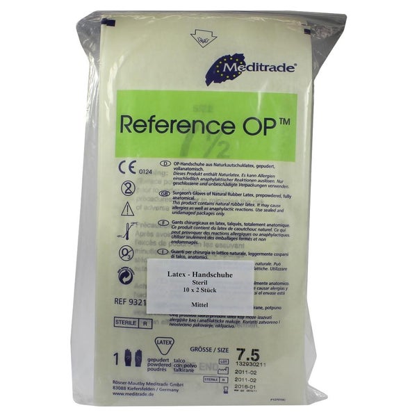 Reference Op-handschuhe Latex steril gep 100 St