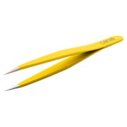 Splitterpinzette, gelb, rostfrei, 9 cm 1 St