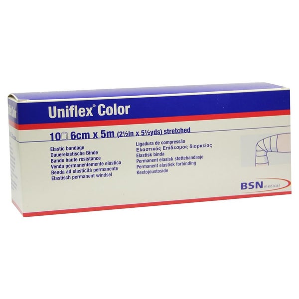 Uniflex Universal Binden 6 cmx5 m blau 10 St