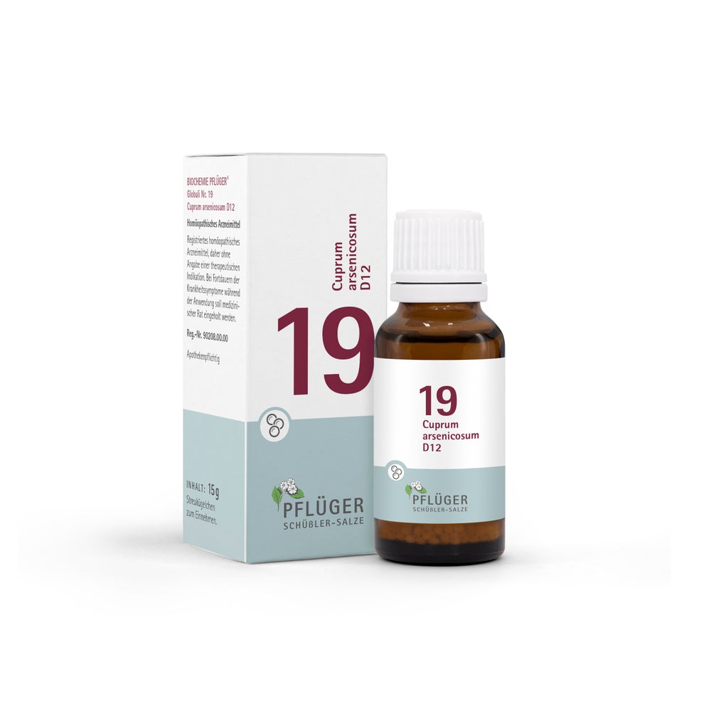 Schüßler-Salz Nr. 19 Cuprum arsenicosum D12 15 g