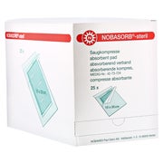 Produktabbildung: NOBA Saugkompressen steril 25 Stück - 10 x 20 cm 25 St
