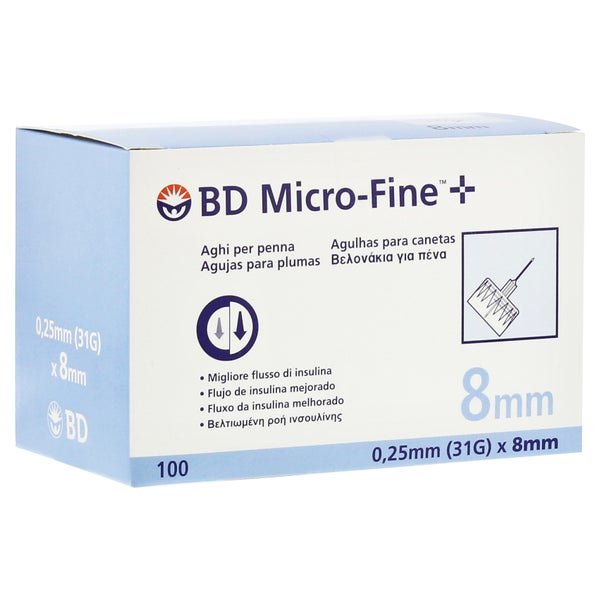 BD Micro-fine+ Pen-nadeln 0,25x8 mm 31 G 100 St