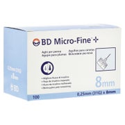 BD Micro-fine+ Pen-nadeln 0,25x8 mm 31 G 100 St