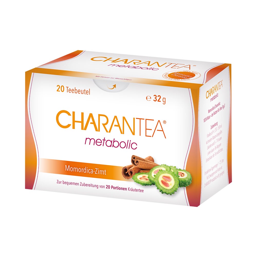 CHARANTEA Metabolic Zimt Kräutertee Filter 20 St