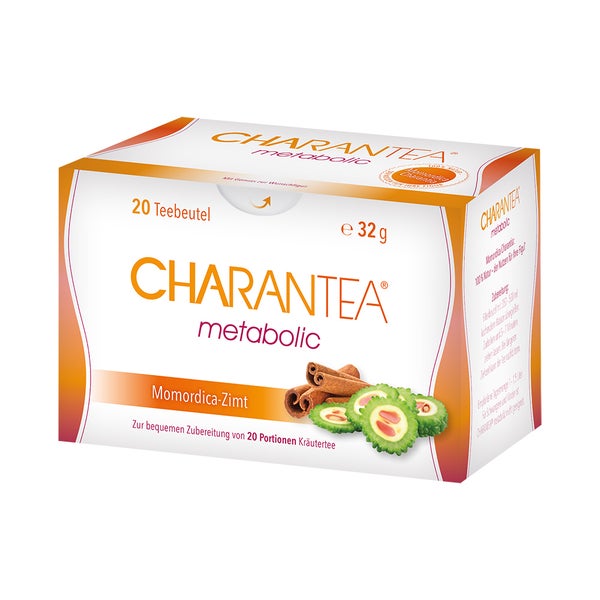 CHARANTEA Metabolic Zimt Kräutertee Filter 20 St