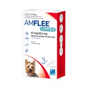 Produktabbildung: AMFLEE combo 67 mg/60,3 mg kleine Hunde 3 St
