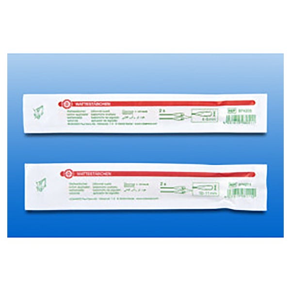Noba Wattestäbchen Holz 15 cm Wattekopf 10 - 11 mm steril 100 x 2 Stück 100X2 St