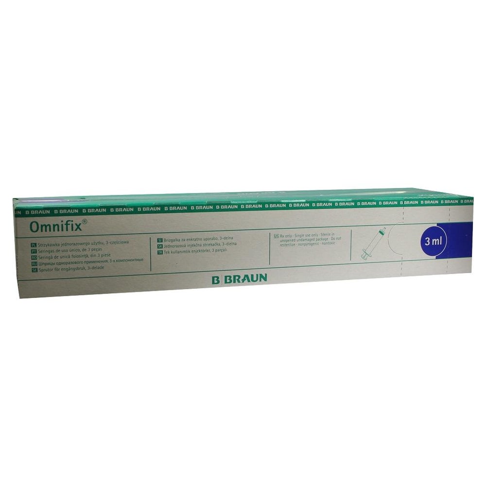 B.Braun Omnifix Einmal-Spritze 3 ml Luer 100 Stück 100X3 ml