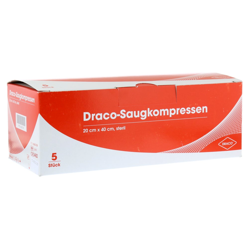 Saugkompressen Steril 20x40 cm Draco 5 St