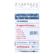 Holthaus Medical YPSIMED Augenklappe mit Gummiband, schwarz 1 St