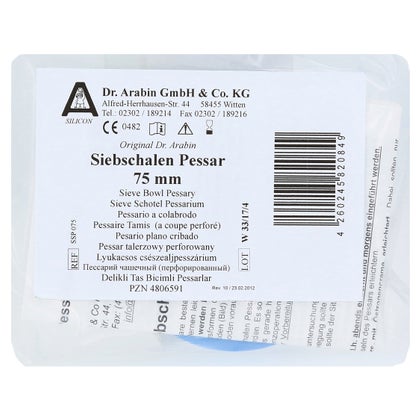 Arabin Siebschalen Pessar Silicon 75 mm 1 St online kaufen | DocMorris