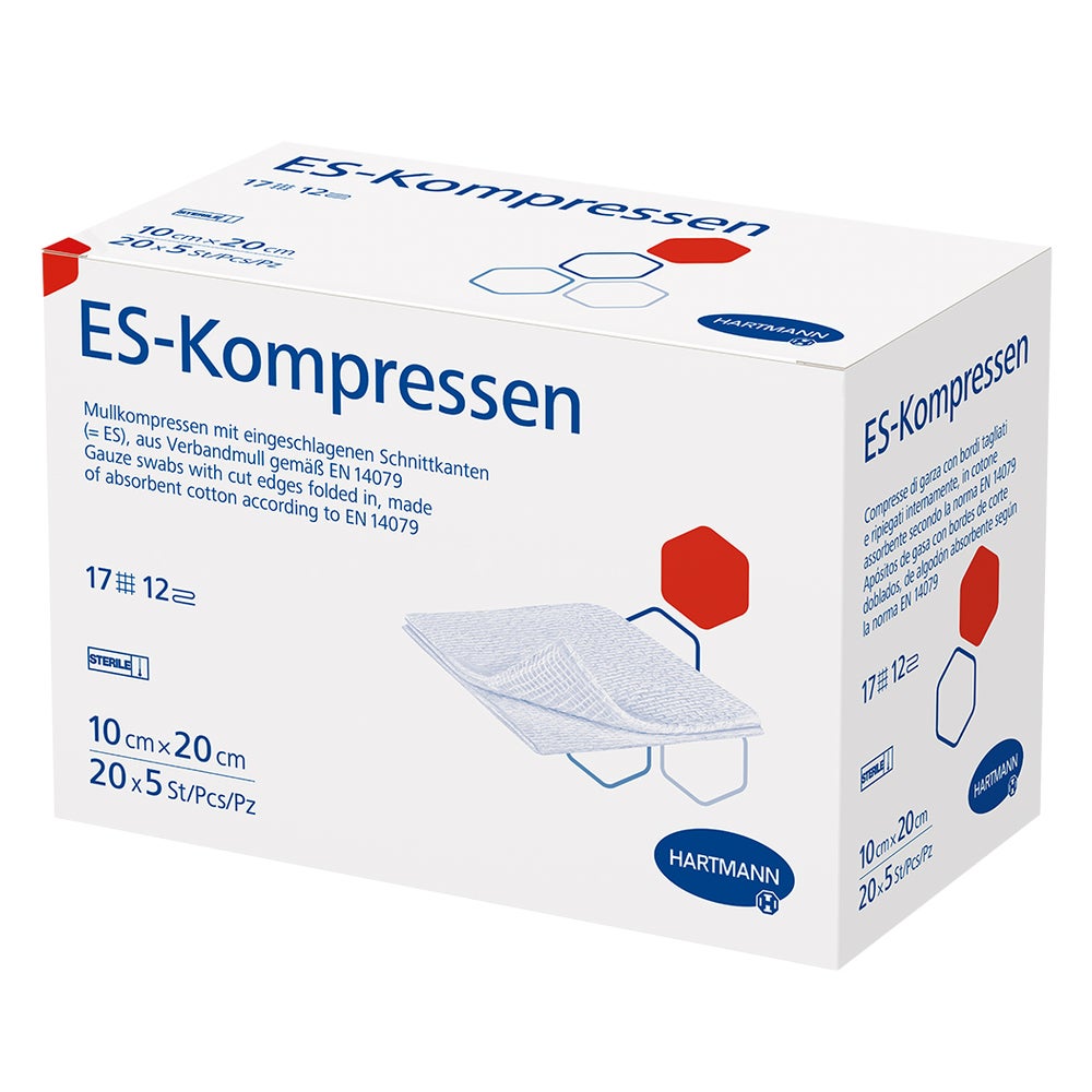 ES-Kompressen steril10x20 cm 12f 20X5 St