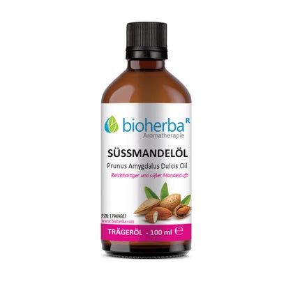 Nurifi Süßmandelöl 1 Liter – 100% Rein Für Haut, Haare Und Nägel, Reich An Vitamin E