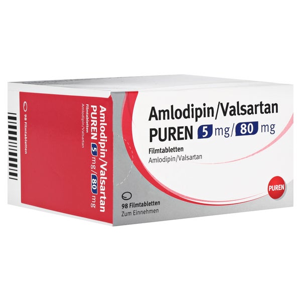 AMLODIPIN/Valsartan PUREN 5 mg/80 mg 98 St