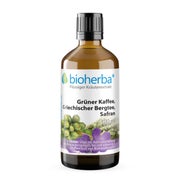Bioherba Grüner Kaffee Griechischer Bergtee Safran Tropfen Tinktur 100 ml
