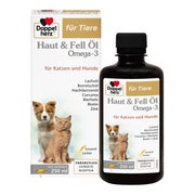 Produktabbildung: Doppelherz für Tiere Haut & Fell Öl Katzen und Hunde 250 ml