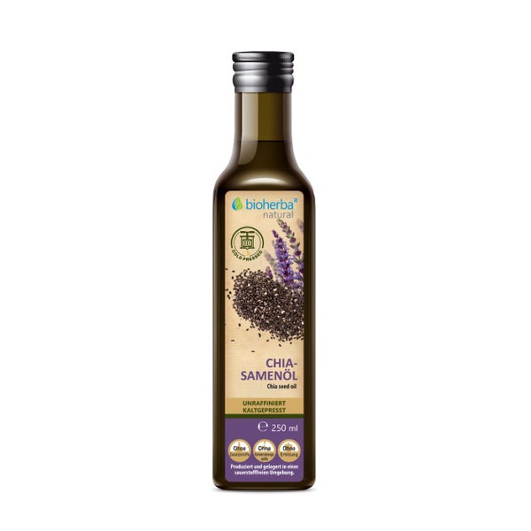 Bioherba Chia-Samenöl kaltgepresst - Natürliches Chiaöl 250 ml