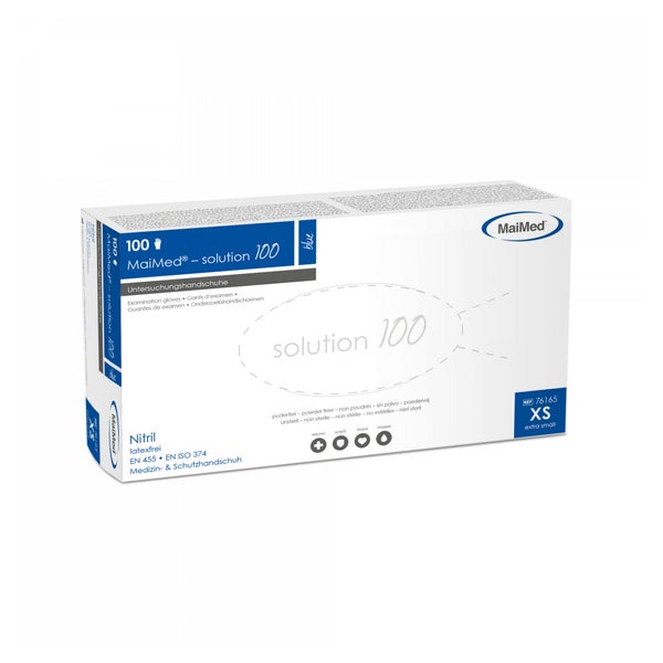 MaiMed® solution 100 Einmalhandschuhe Nitril, blau 100 Stck. - XL 100 St