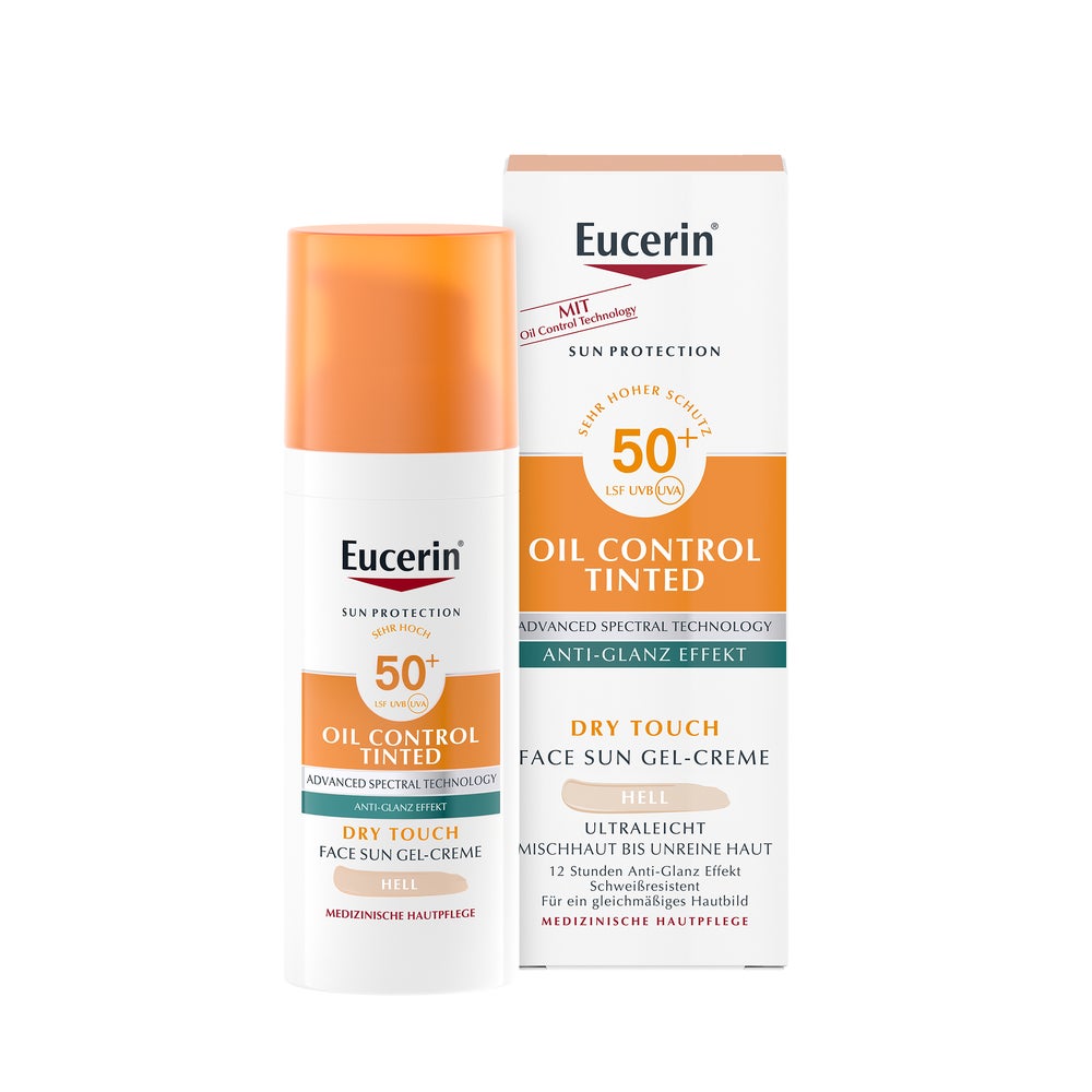 Eucerin Sun Oil Control tinted Creme LSF 50 ml