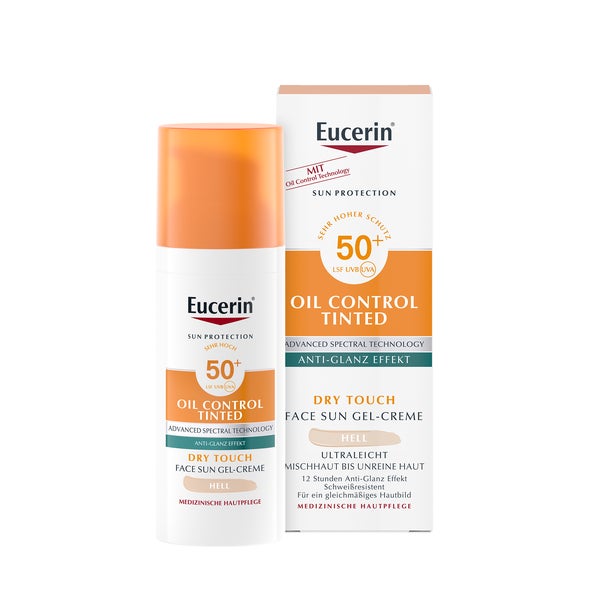 Eucerin Sun Oil Control tinted Creme LSF 50 ml
