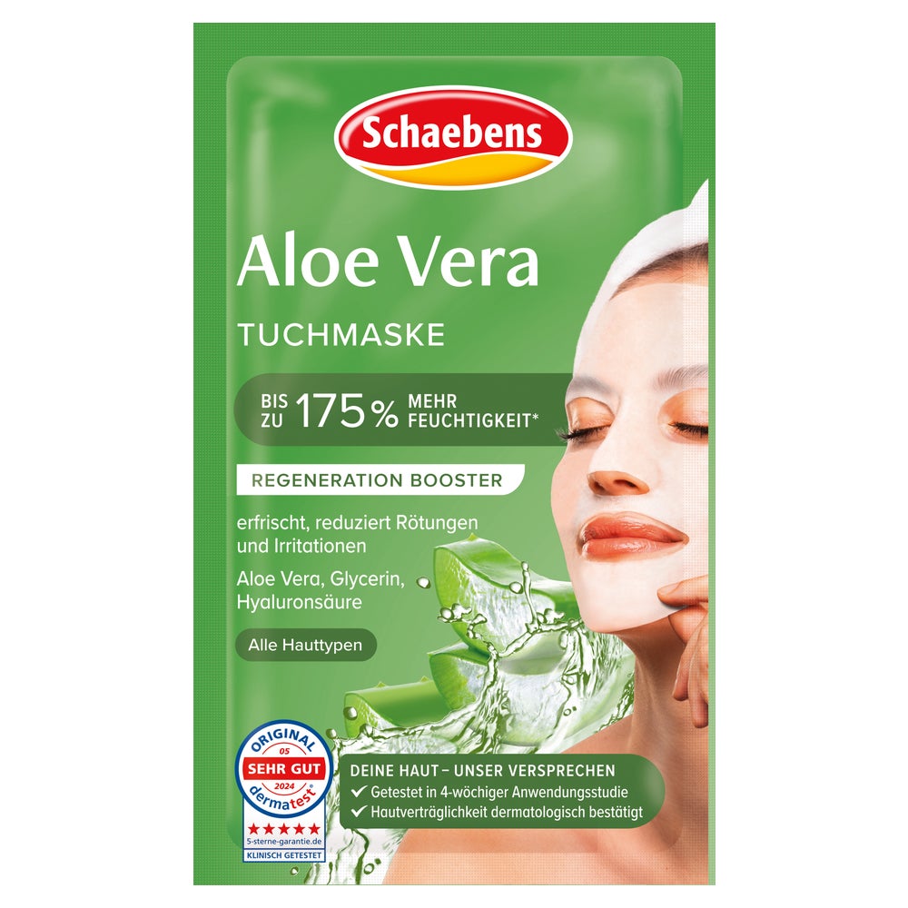 Schaebens Aloe Vera Tuchmaske 1 St
