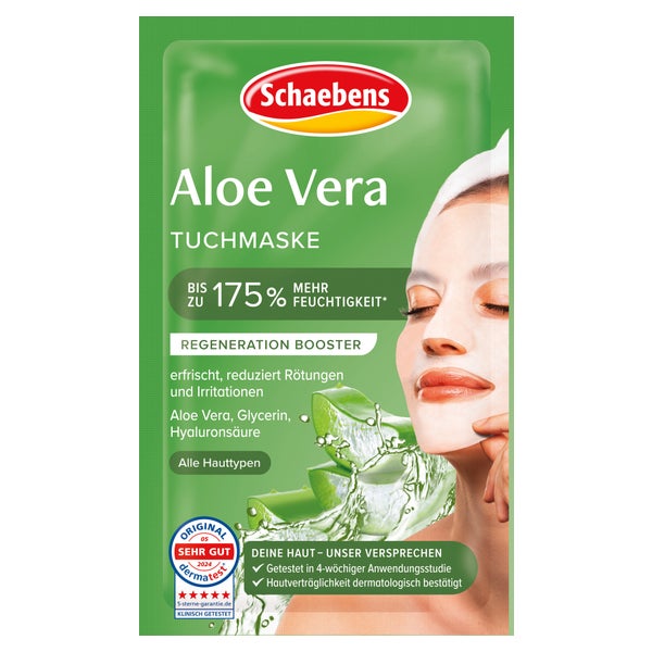 Schaebens Aloe Vera Tuchmaske 1 St