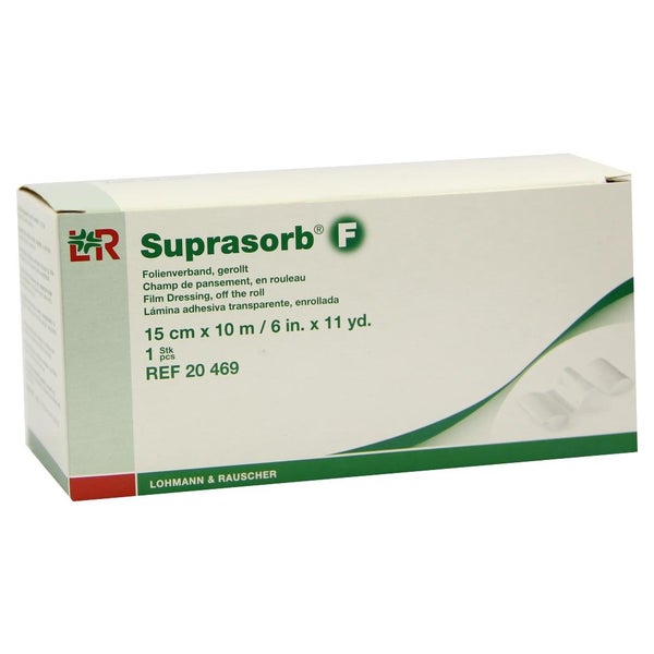 Suprasorb F Folienverband transparent aufgerollt - 15 cm x 10 m 1 St