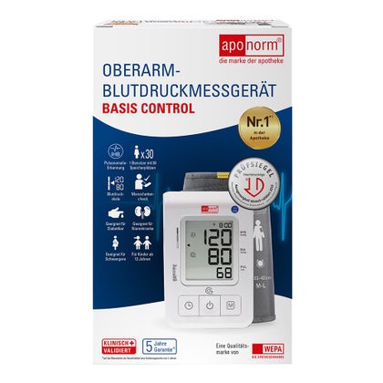 aponorm Basis Control Oberarm-Blutdruckmessgerät 1 St, 1 St online 