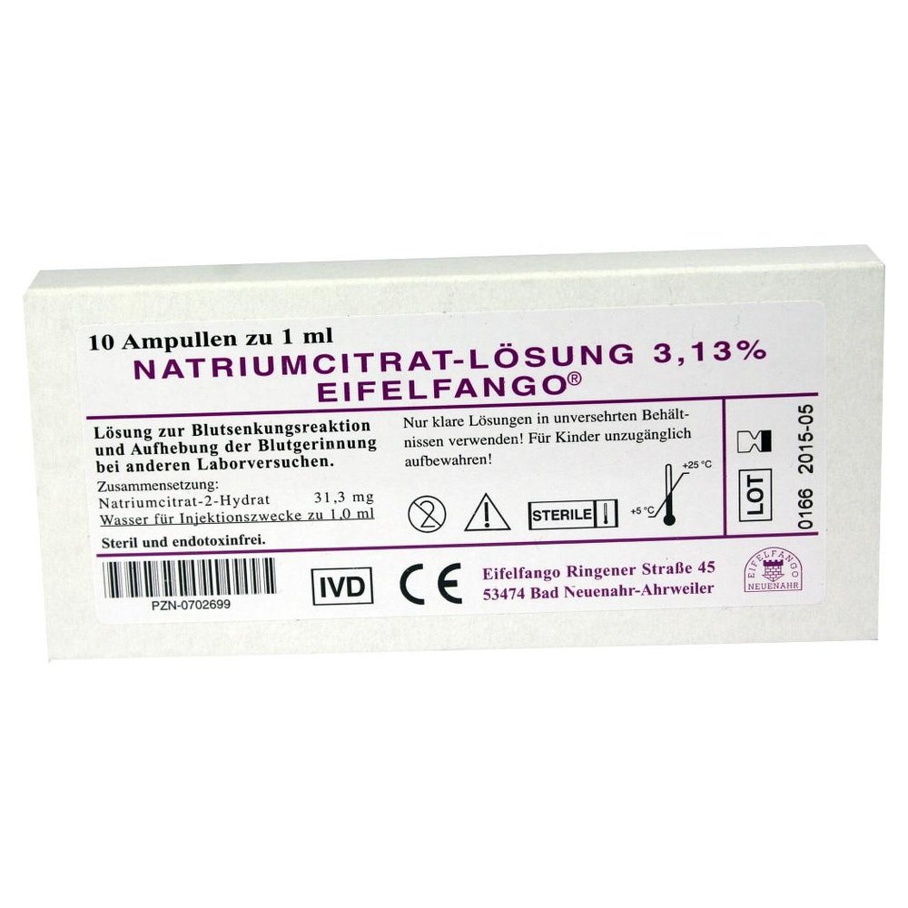 Natrium Citricum 3,13% Ampullen 10X1 ml