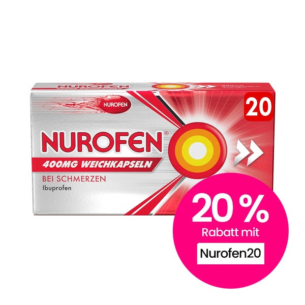 NUROFEN  400mg Ibuprofen Weichkapseln 20 St