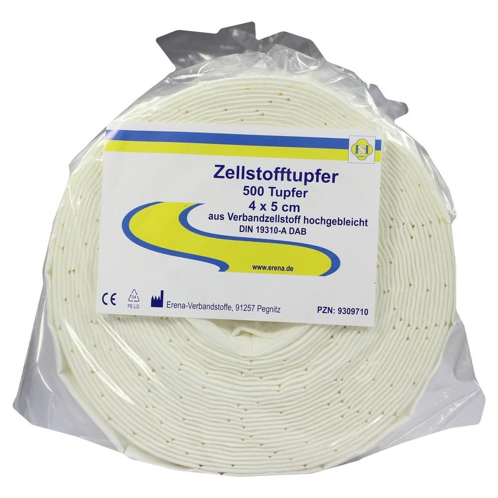 Erena Zellstofftupfer 4x5 cm 500 St