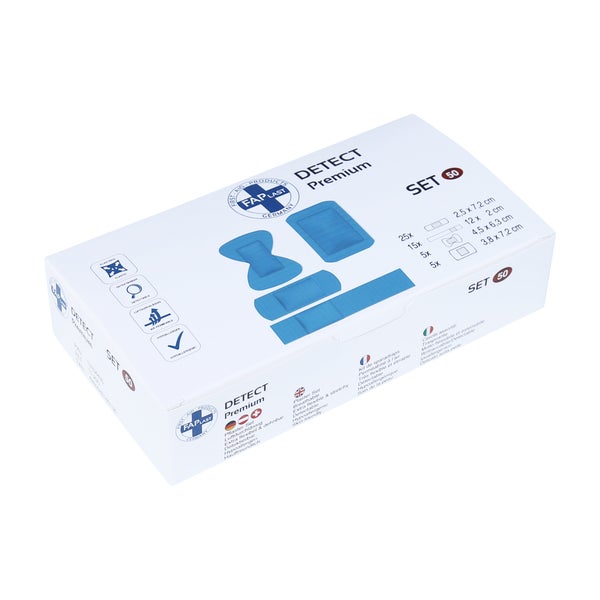 FAP - Pflaster‑Set DETECT MIX -  detektierbar 50 St