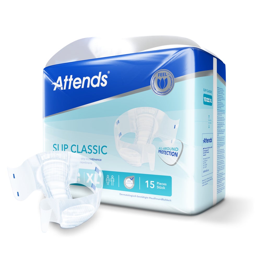 Attends Slip Classic 10 Extra-Large Einmal-Slips, 15 Stück 15 St