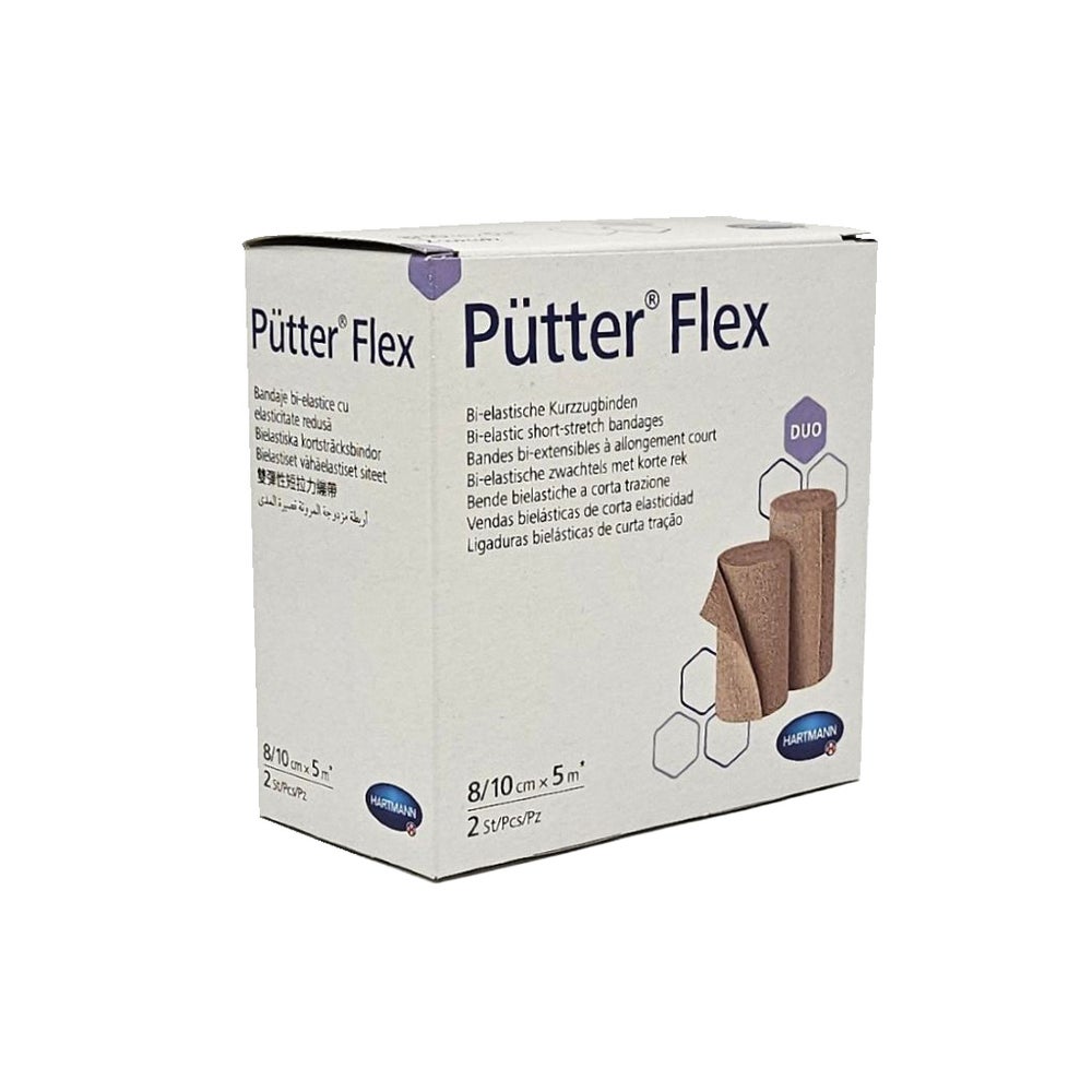 Pütter Flex Duo Binde 8/10 cmx5 m 2 St