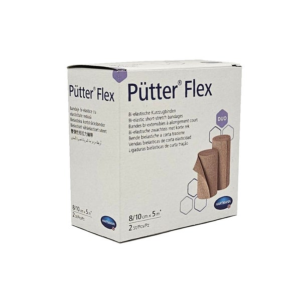 Pütter Flex Duo Binde 8/10 cmx5 m 2 St
