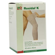 Lohmann & Rauscher Rosidal K Kurzzugbinden, cremefarben, 10 m - 1 Stück, einzeln in Faltschachtel, Maße: 12 cm x 10 m 1 St