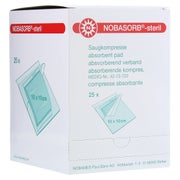 Produktabbildung: NOBA Saugkompressen steril 25 Stück - 10 x 10 cm 25 St