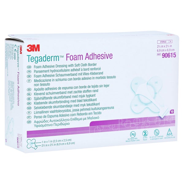 Tegaderm Foam Adhesive FK 6,9x6,9 cm kre 10 St