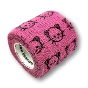 Produktabbildung: LisaCare selbstklebender Verband - Katze Rosa - 5cm x 4,5cm 1 St