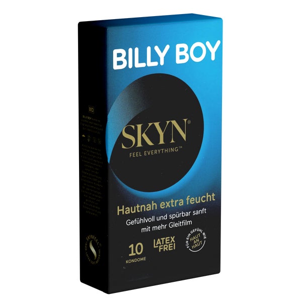 SKYN Hautnah Extra Feucht – 10 latexfreie Kondome (10 Kondome) 10 St