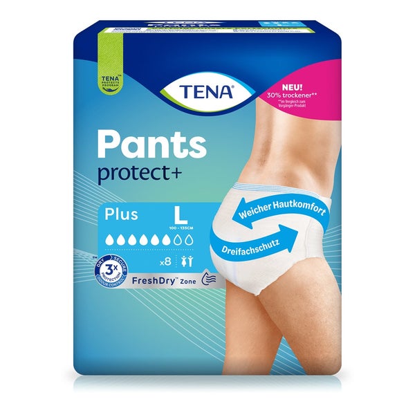 TENA Pants Plus - 8 Stück (100-135 cm) Gr. L 8 St