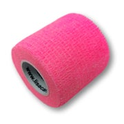Produktabbildung: LisaCare selbstklebender Verband - Neonpink - 5cm x 4,5cm 1 St