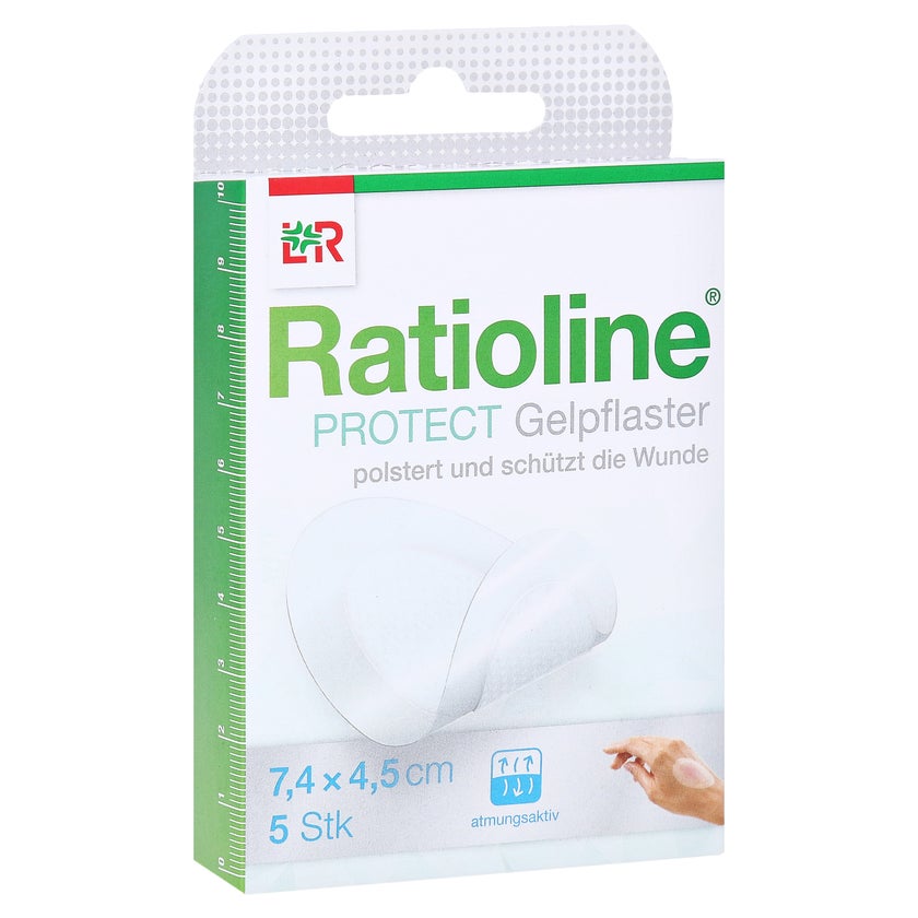 Ratioline Protect Gelpflaster 4,5x7,4 cm 5 St, 5 St online kaufen  