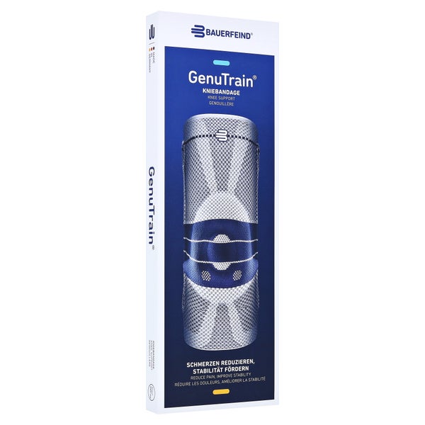 Bauerfeind GenuTrain Kniebandage, Gr. 3, schwarz 1 St