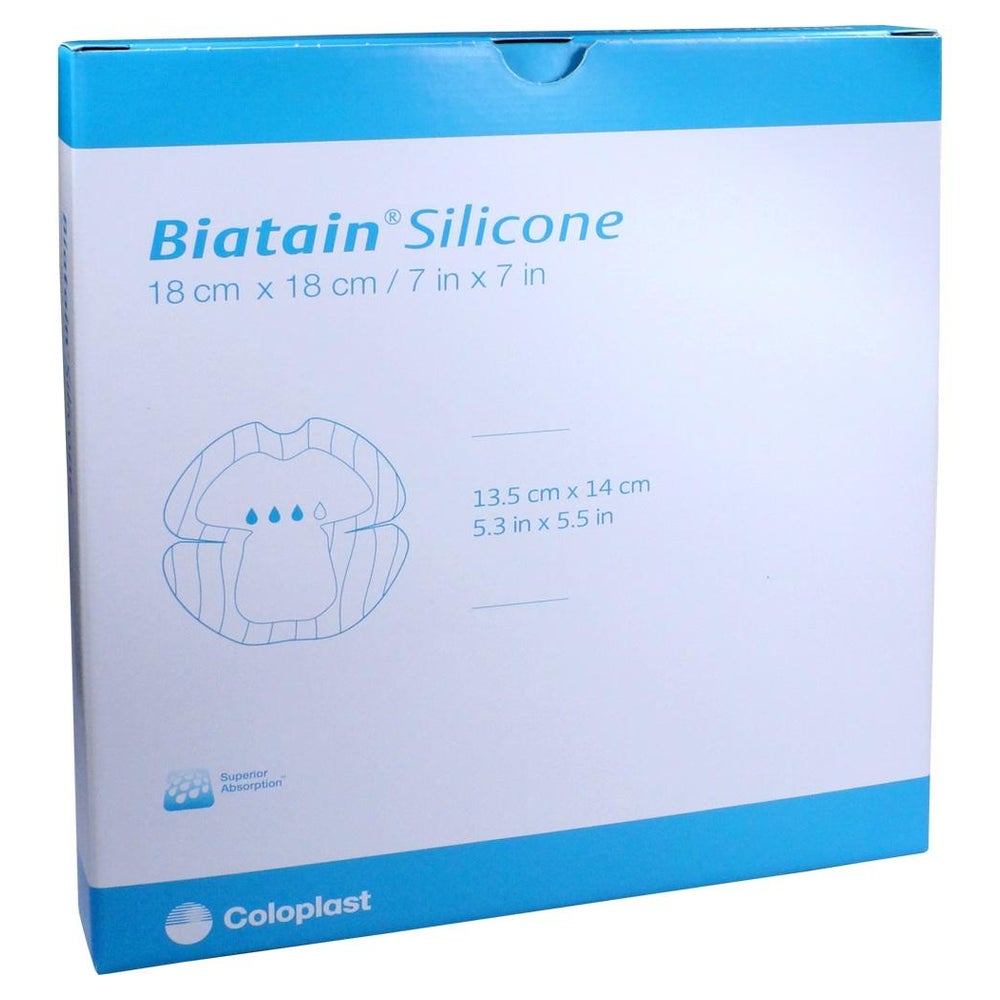 Biatain Silicone Schaumverband Ferse 18x 5 St